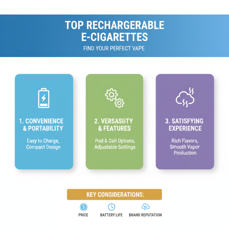 10 Best Rechargeable Electronic Cigarettes You Need to Try?