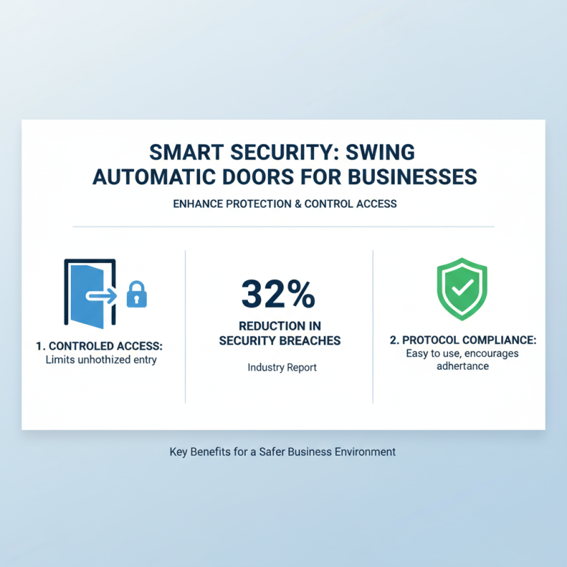 Top Benefits of Swing Automatic Doors for Your Business Needs?