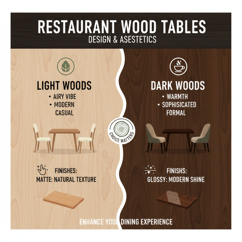 Best Wooden Tables for Restaurants What to Consider?