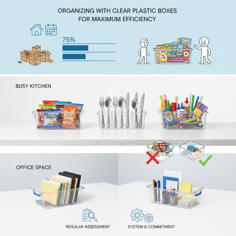 How to Organize with Clear Plastic Boxes for Maximum Efficiency