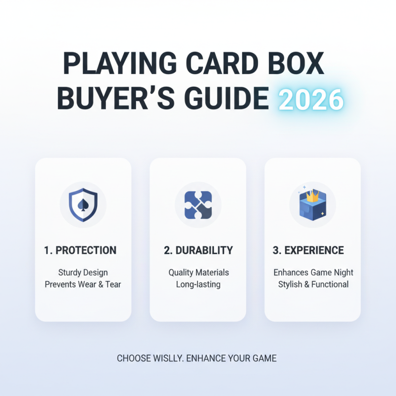 2026 Best Playing Card Box Reviews and Buying Guide?