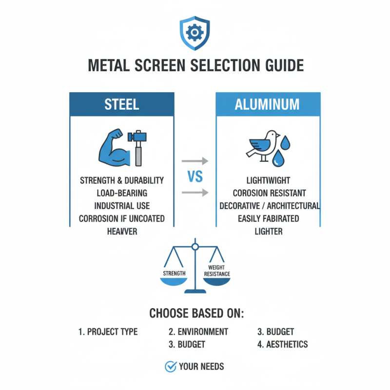How to Choose the Right Metal Screen for Your Project?