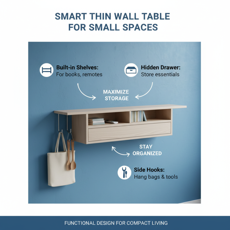 Thin Wall Table Design Tips for Small Spaces?