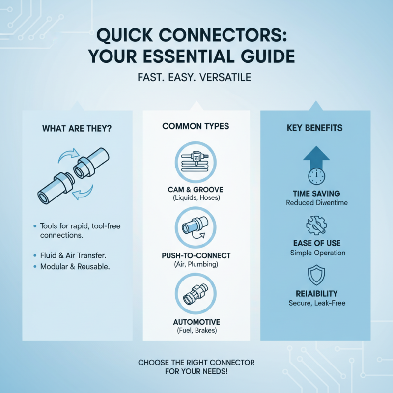 How to Use Quick Connectors for Efficient and Easy Connections?