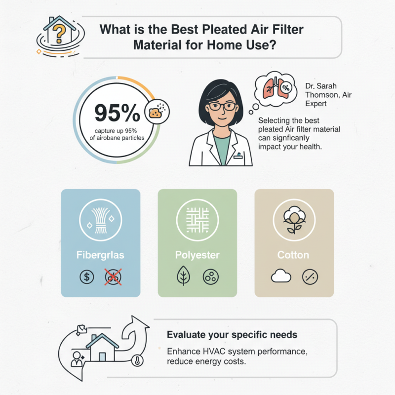 What is the Best Pleated Air Filter Material for Home Use?