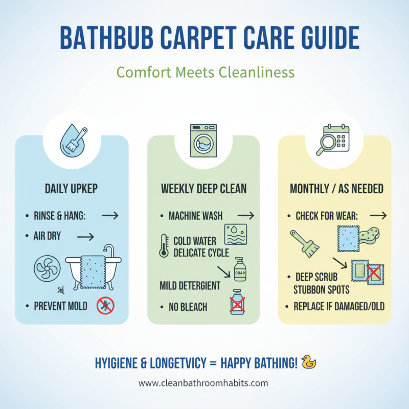 Bathtub Carpet Tips for Choosing and Maintaining Them?