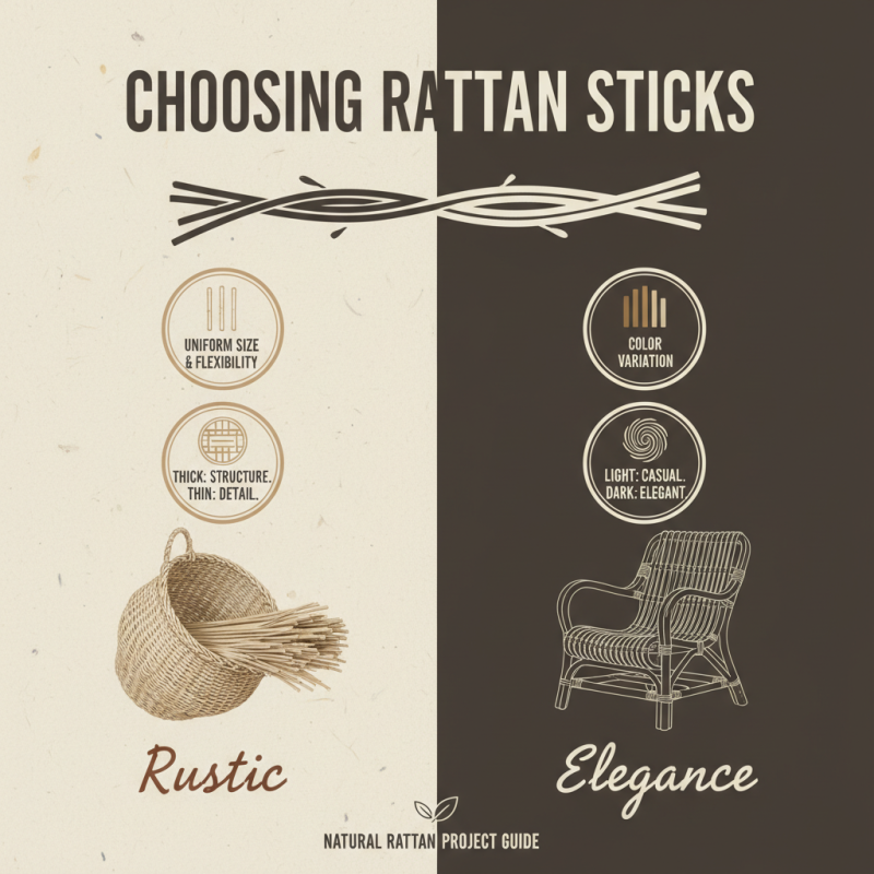 How to Use Natural Rattan Sticks for Home Decor and Craft Projects?
