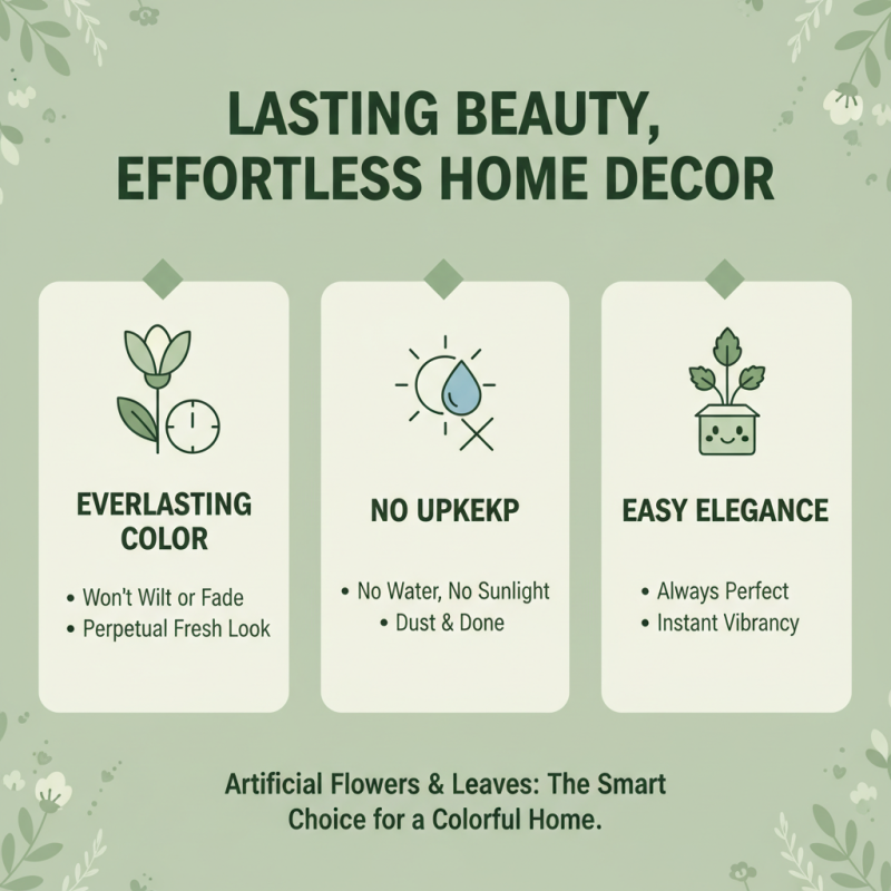 Why Choose Artificial Flowers Leaves for Home Decor?