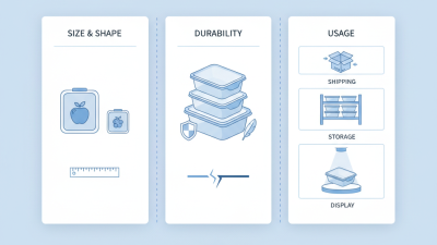 How to Choose the Right Clear Clamshell Containers for Your Needs?