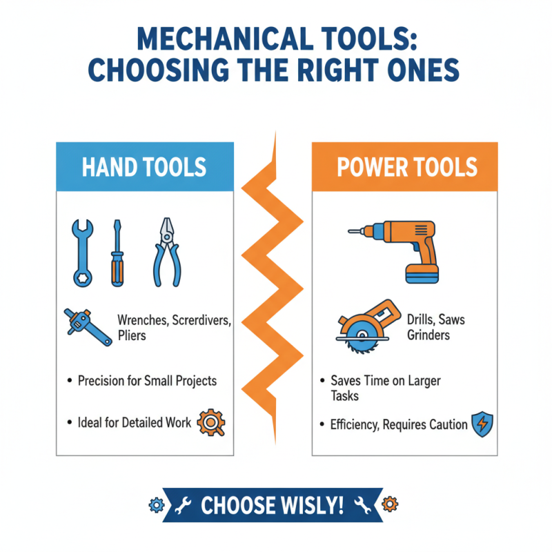 How to Choose the Right Mechanical Tools for Your Projects?