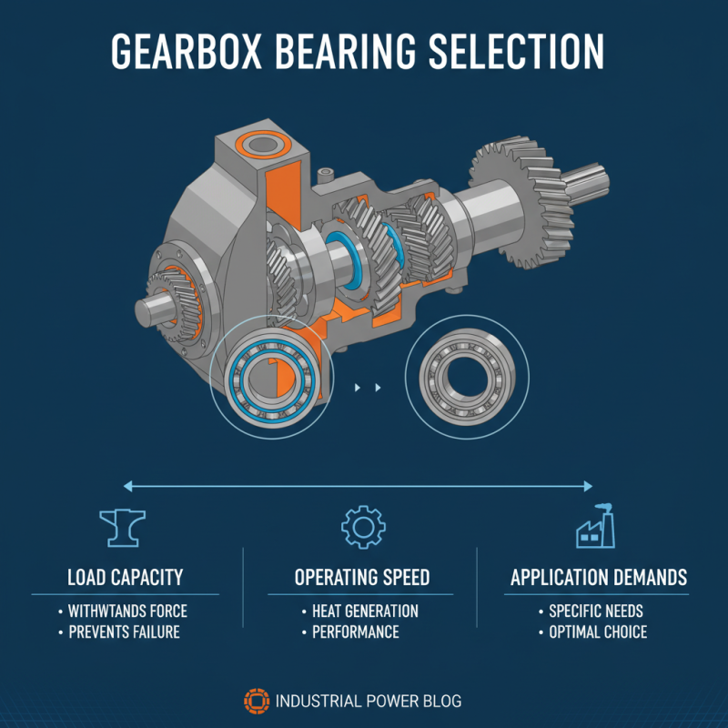 How to Choose the Right Gear Box Bearings for Optimal Performance?