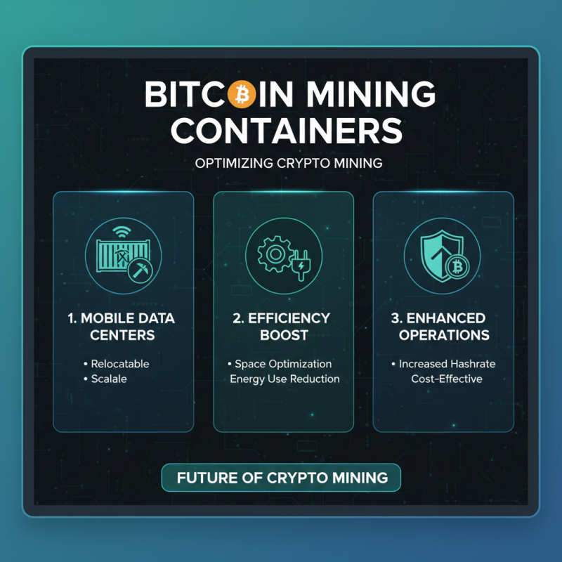 Best Bitcoin Mining Containers for Efficient Mining?