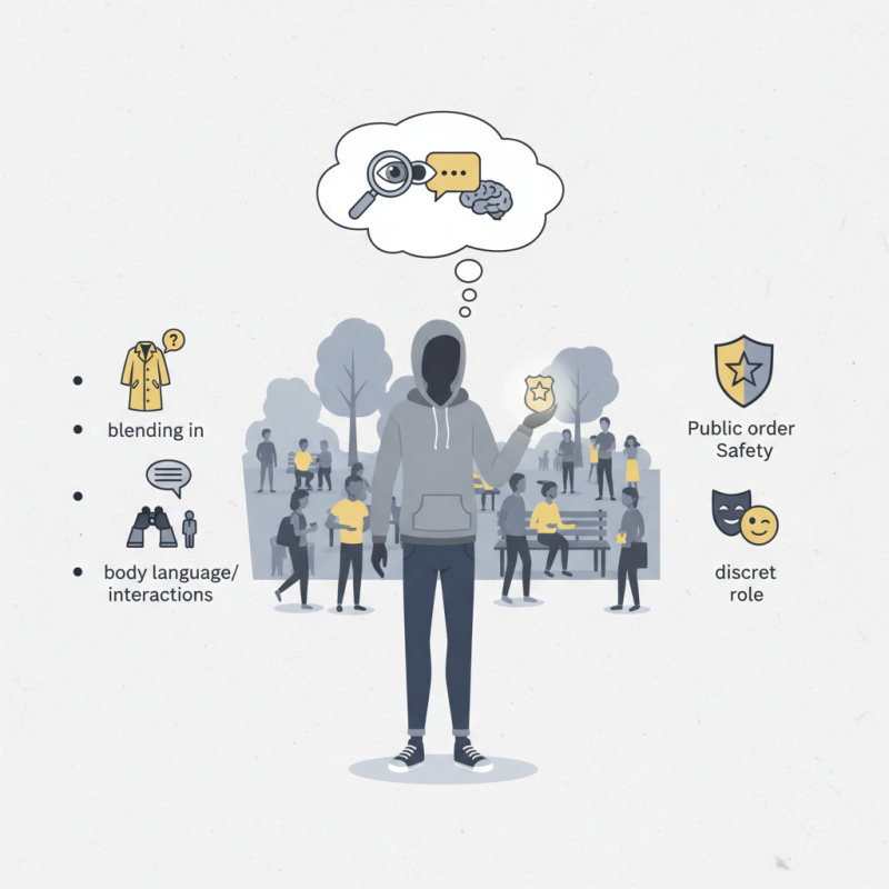 How to Recognize Plain Clothes Officers in Everyday Situations?