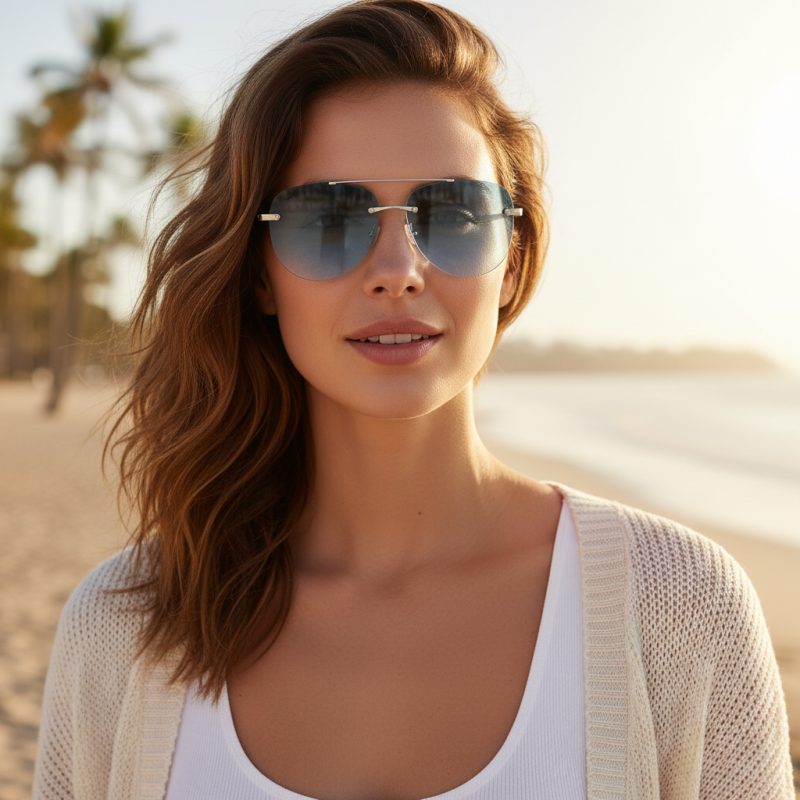 How to Choose the Best No Frame Sunglasses for Your Style?