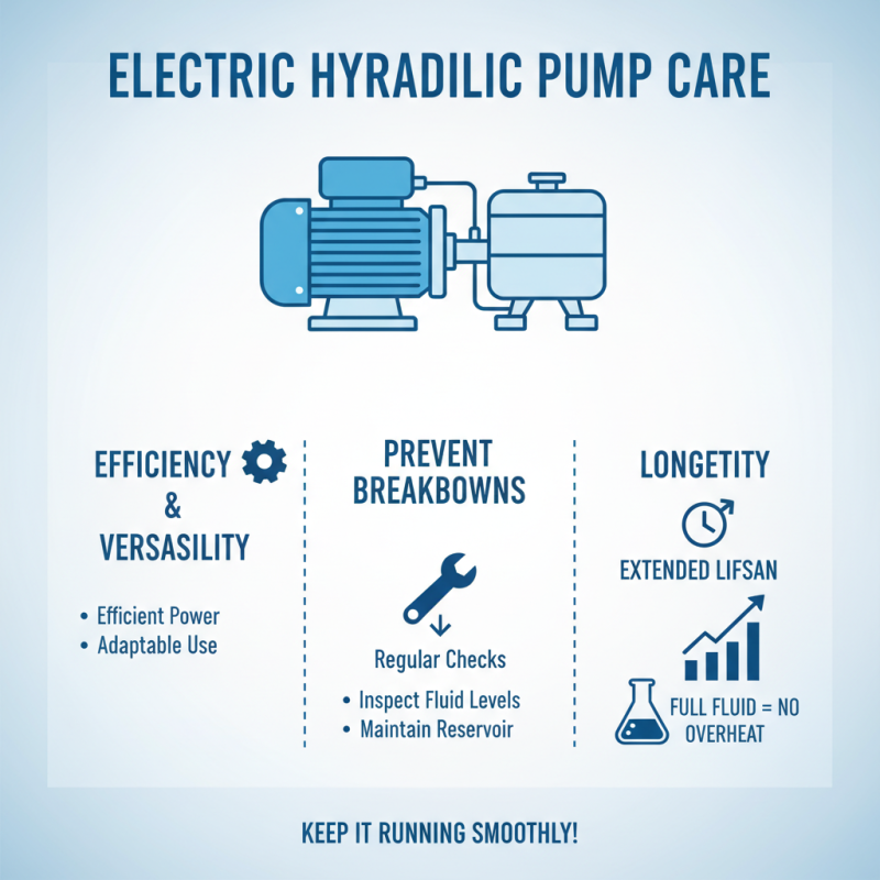 Why Choose an Electric Hydraulic Pump for Your Applications?