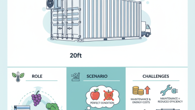 What is a 20ft refrigerated container used for?