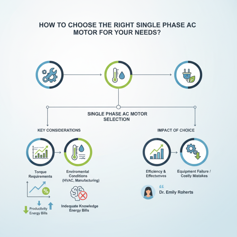 How to Choose the Right Single Phase Ac Motor for Your Needs?