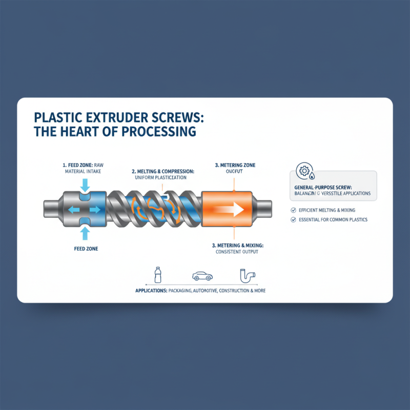 Top Extruder Screw Types and Their Applications in Plastic Processing?