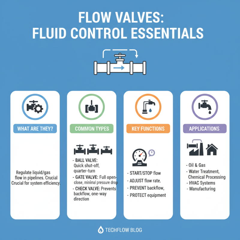 What is a flow valve and how does it work?