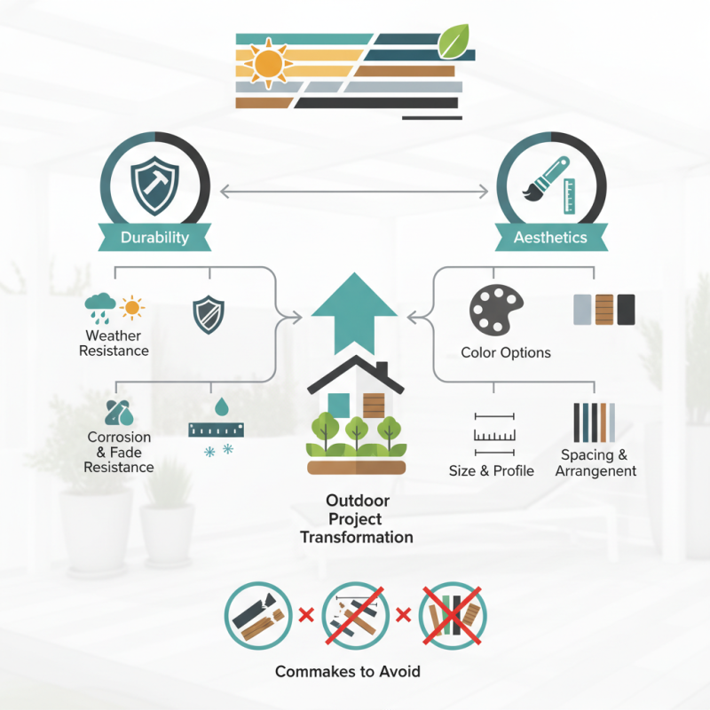 How to Choose the Best Aluminium Slats for Your Outdoor Project?