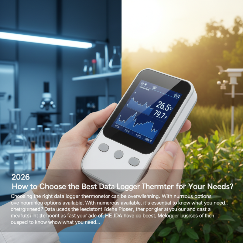 2026 How to Choose the Best Data Logger Thermometer for Your Needs?