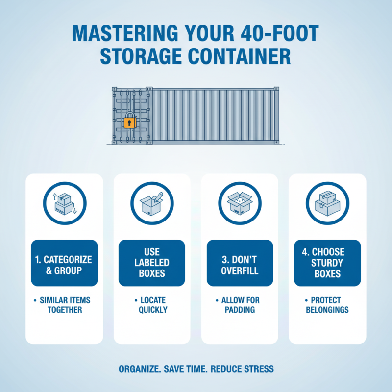 40 Foot Storage Containers Top Tips for Efficient Use and Organization Tips?