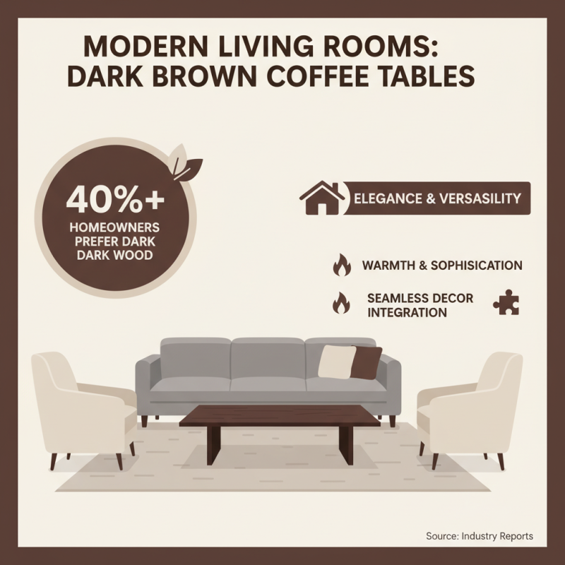 2026 Best Dark Brown Coffee Table Styles for Your Living Room Decor?