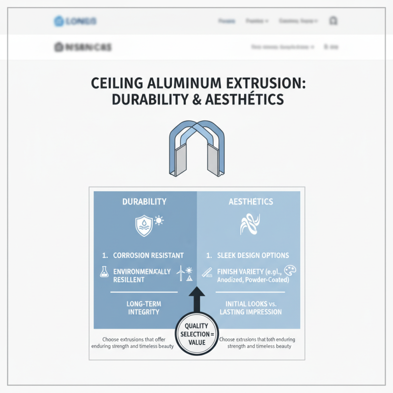 How to Choose the Best Ceiling Aluminium Extrusion for Your Project?