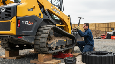 How to Replace Kubota SVL75 Tracks Efficiently?
