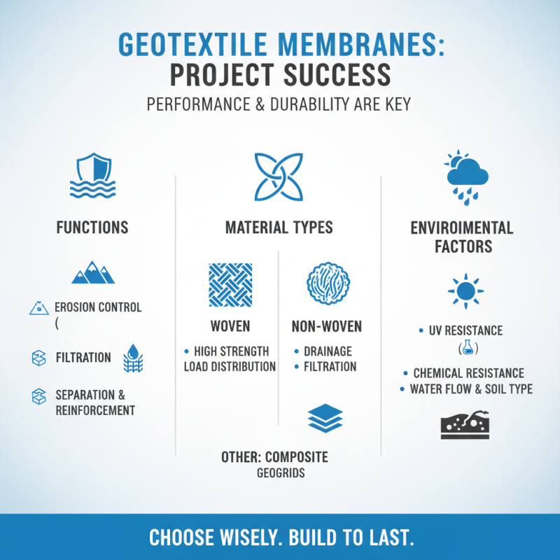 How to Choose the Right Geotextile Membrane for Your Project?