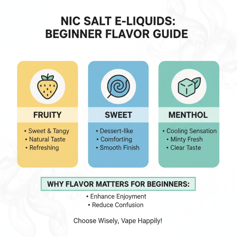 How to Choose the Best Nic Salt Vape E-Liquid for Beginners?