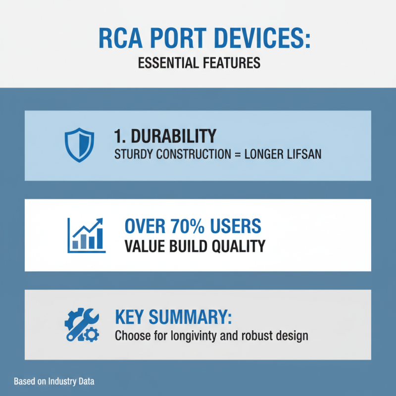 Top 5 Best RCA Port Devices You Need to Know?