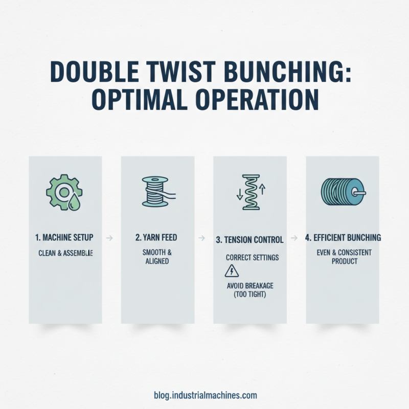 How to Operate a Double Twist Bunching Machine Effectively?