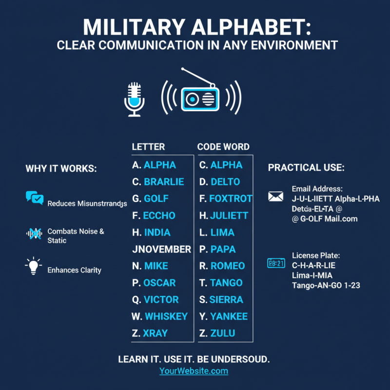 How to Use the Military Alphabet for Clear Communication?