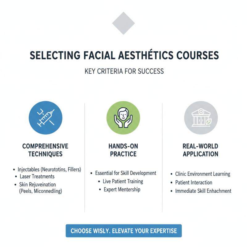 How to Choose the Best Facial Aesthetics Courses for Your Career Goals?