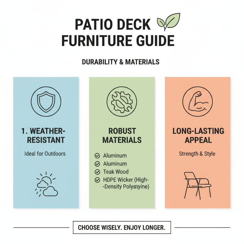 2026 How to Choose the Best Patio Deck Furniture for Your Outdoor Space?