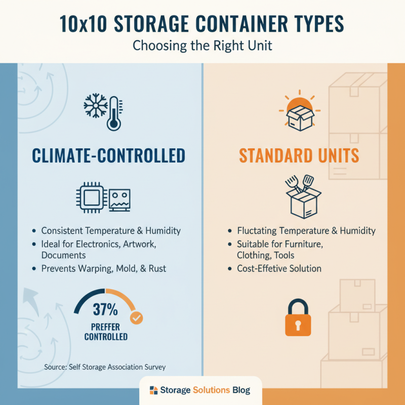 How to Choose the Right 10x10 Container for Your Storage Needs?