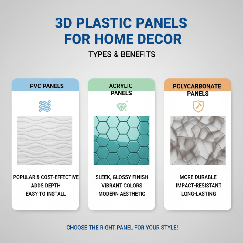 How to Choose the Best 3D Plastic Panels for Your Home Decor?