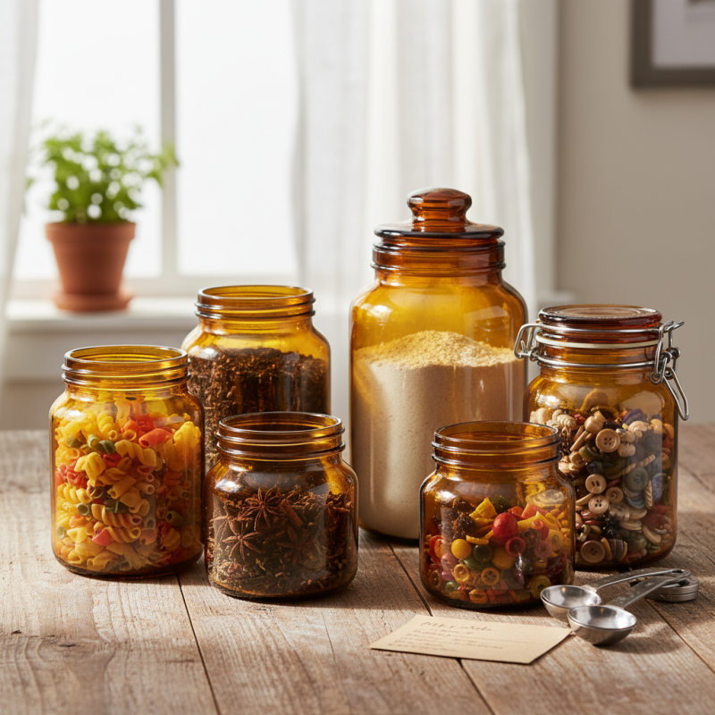 How to Use Amber Glass Jars for Preserving Food and DIY Projects?