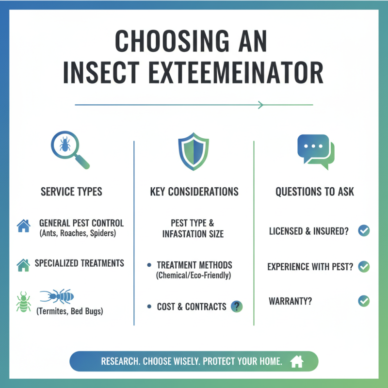 2026 How to Choose the Best Insect Exterminator for Your Needs?