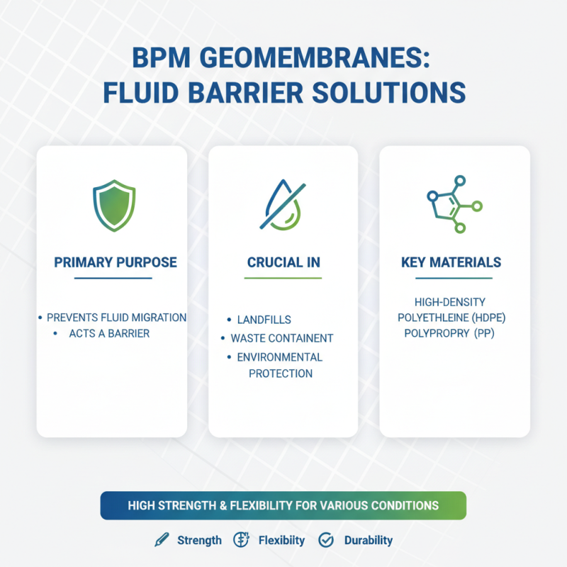 What is Bpm Geomembrane and How is it Used in Modern Applications?