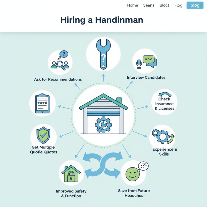 Essential Tips for Hiring a Handyman to Fix Your Garage Door