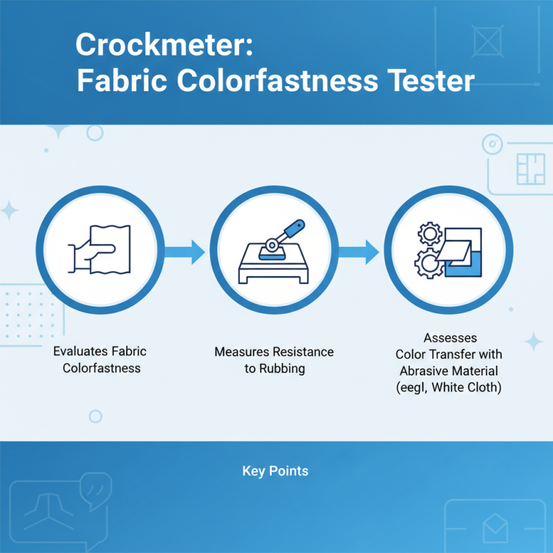 What is a Crockmeter Rubbing Fastness Tester and How Does It Work?