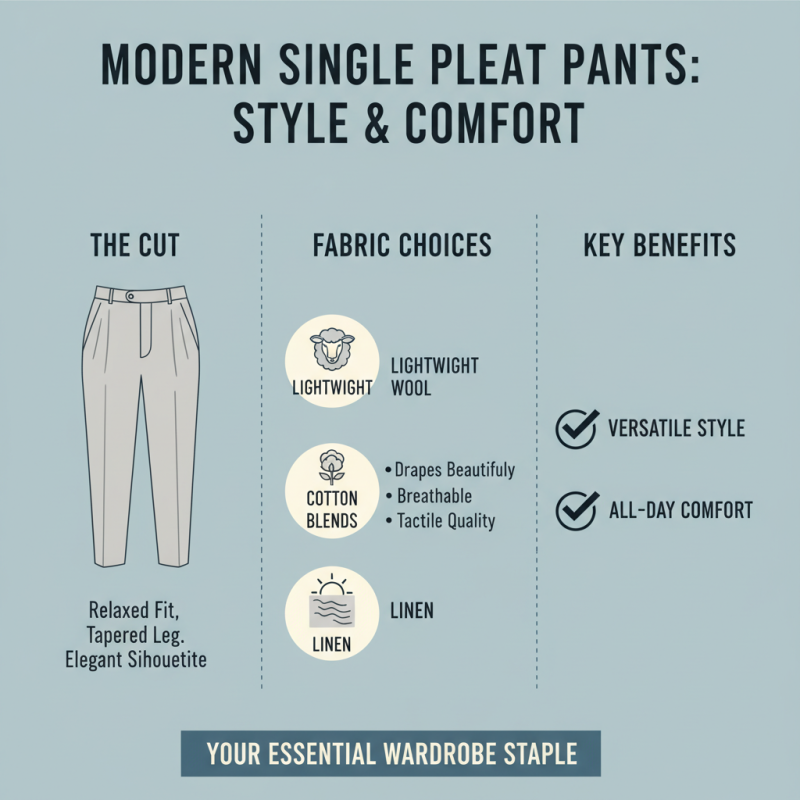 Top Single Pleat Pants Styles for Effortless Sophistication?