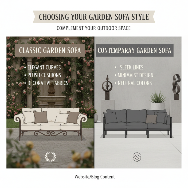 How to Choose the Perfect Garden Sofa for Your Space?