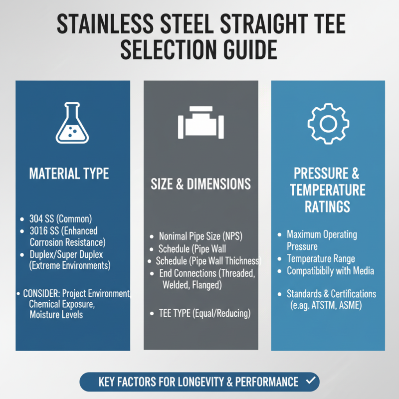 2026 How to Choose the Right Stainless Steel Straight Tee for Your Project?