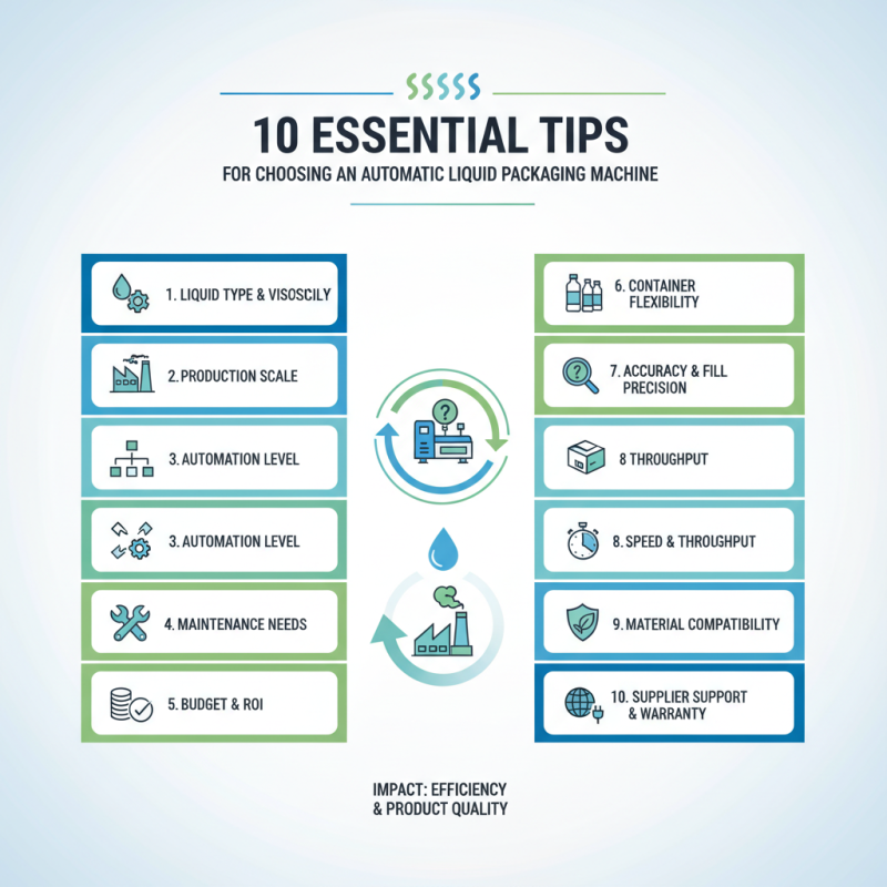 10 Essential Tips for Choosing an Automatic Liquid Packaging Machine?