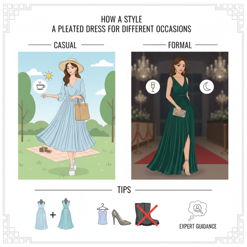 How to Style a Pleated Dress for Different Occasions?