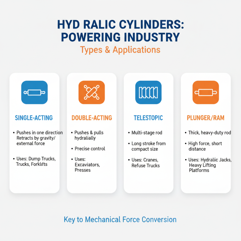 Top Hydraulic Cylinder Types for Efficient Industrial Applications?