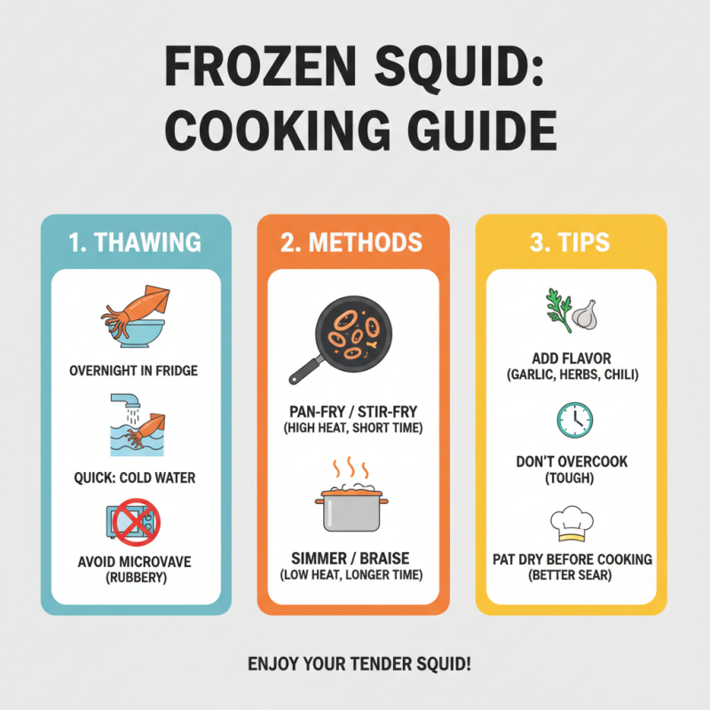 Frozen Squid Meat Tips for Cooking and Storage Methods?
